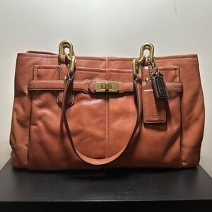 COACH Chelsea Jayden Cognac Brown Leather J1276-F17811